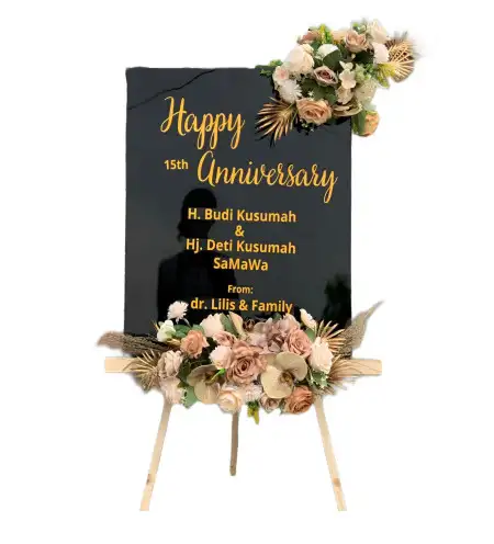Papan Bunga Akrilik Tapos Ii